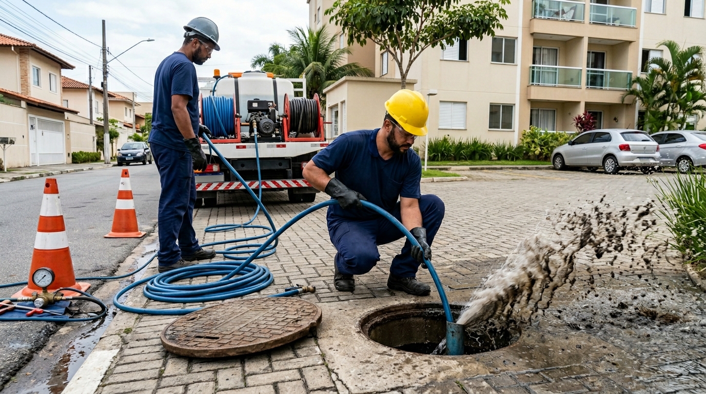 Desobstrução com Alta Pressão em Natal‑RN
